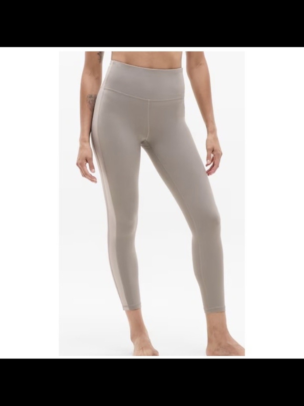 Athleta High-Rise Leggings in Taupe